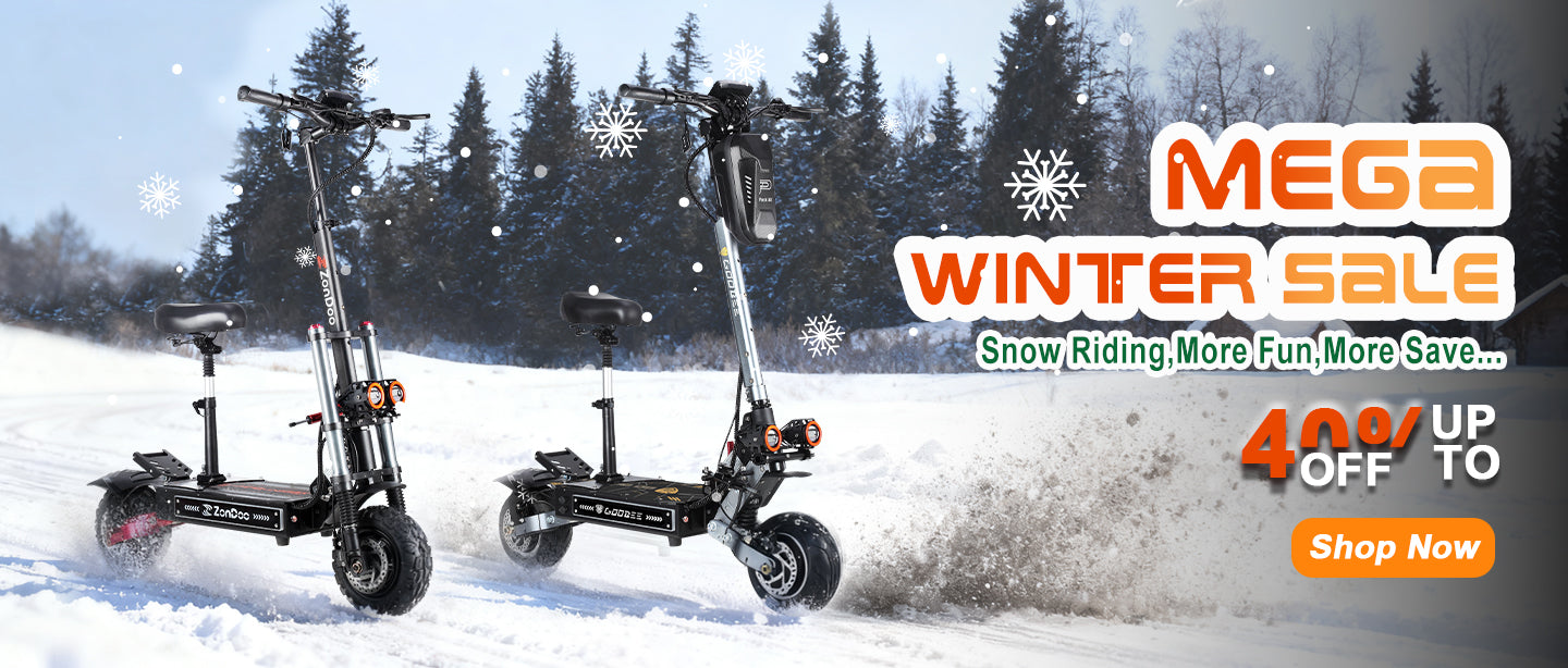 Ride Through Winter in Style! ZonDoo Electric Scooter Winter Sale – Up to 40% Off