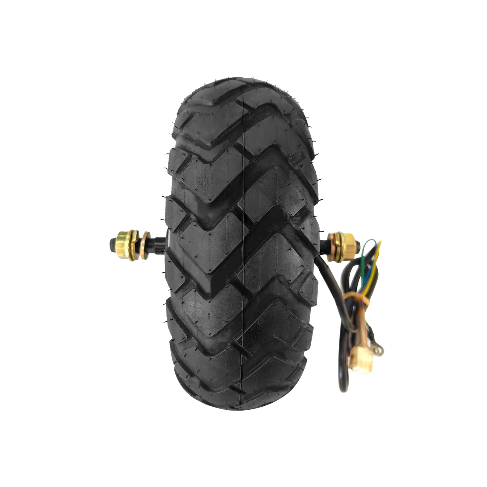 ZU06 1200W Electric Scooter Front Hub Tire / Rear Motor Tubeless Tire