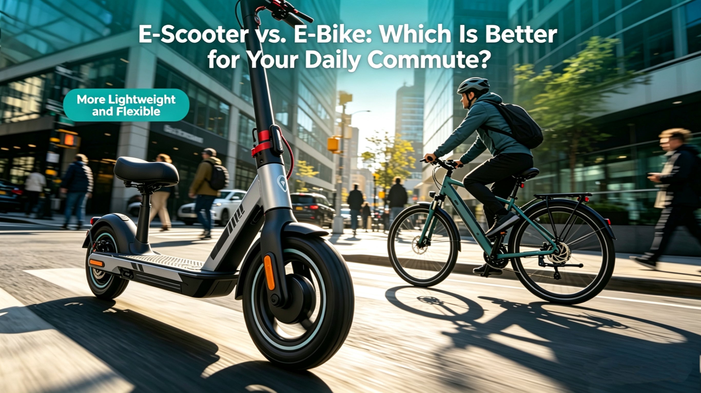 E-Scooter vs. E-Bike: Which Is Better for Your Daily Commute?