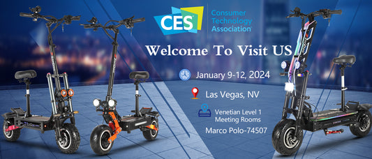 Join us at CES 2024: Discover the future of electric scooters