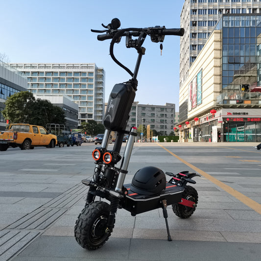 Take a short trip with my electric scooter