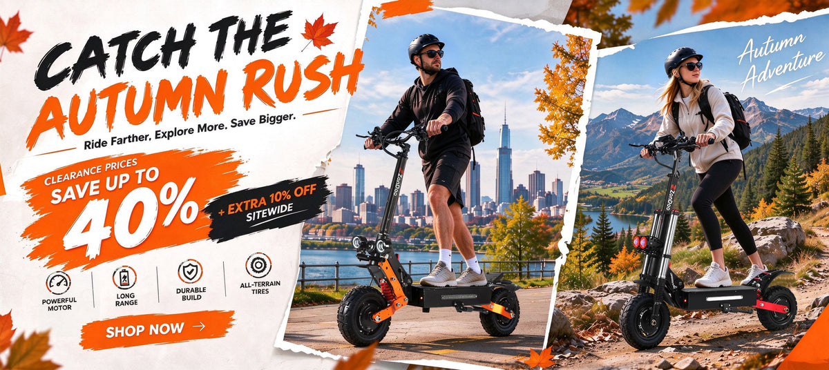 ZO01plus vs ZO03: Which E-Scooter Fits Your Urban Commute This Fall Sale