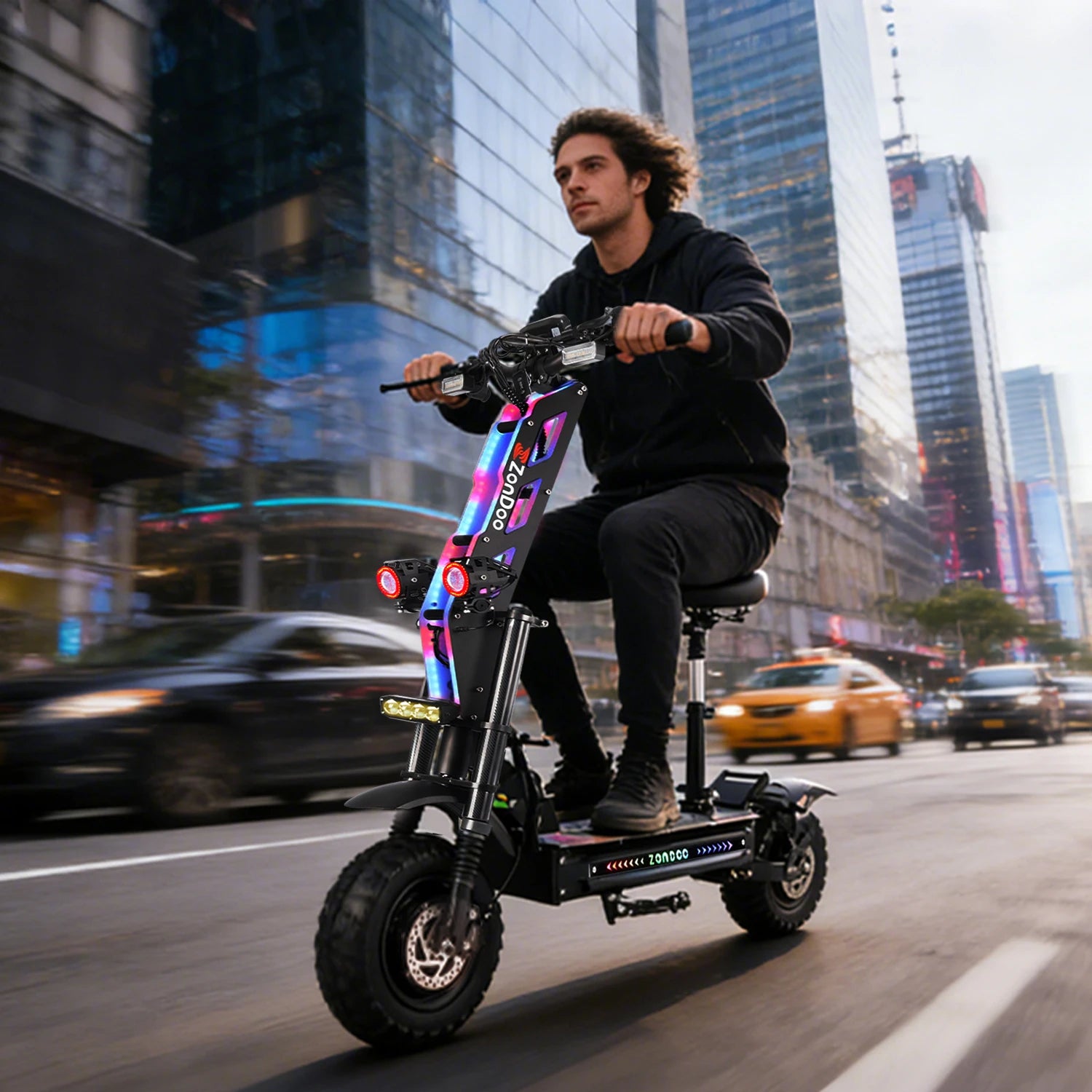 ZonDoo Roadhitter 13 pouces 72 V 8000 W Scooter électrique 110 KM/H 135 KM Gamme