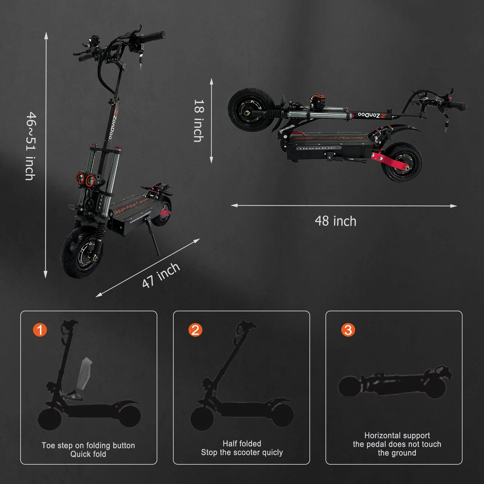 ZO03 Plus 6000W  Refurbished E-Scooter