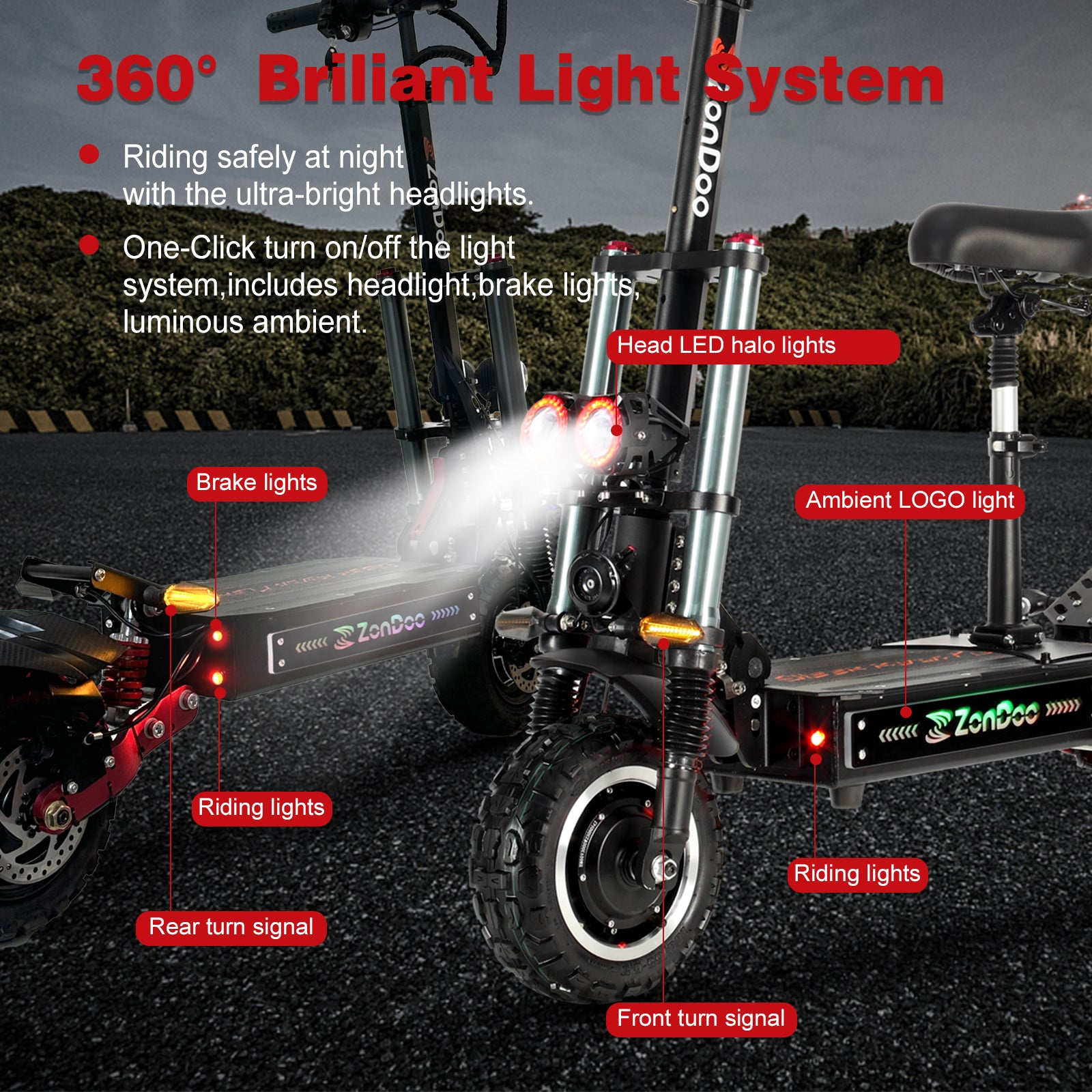 ZO03 Plus 6000W  Refurbished E-Scooter