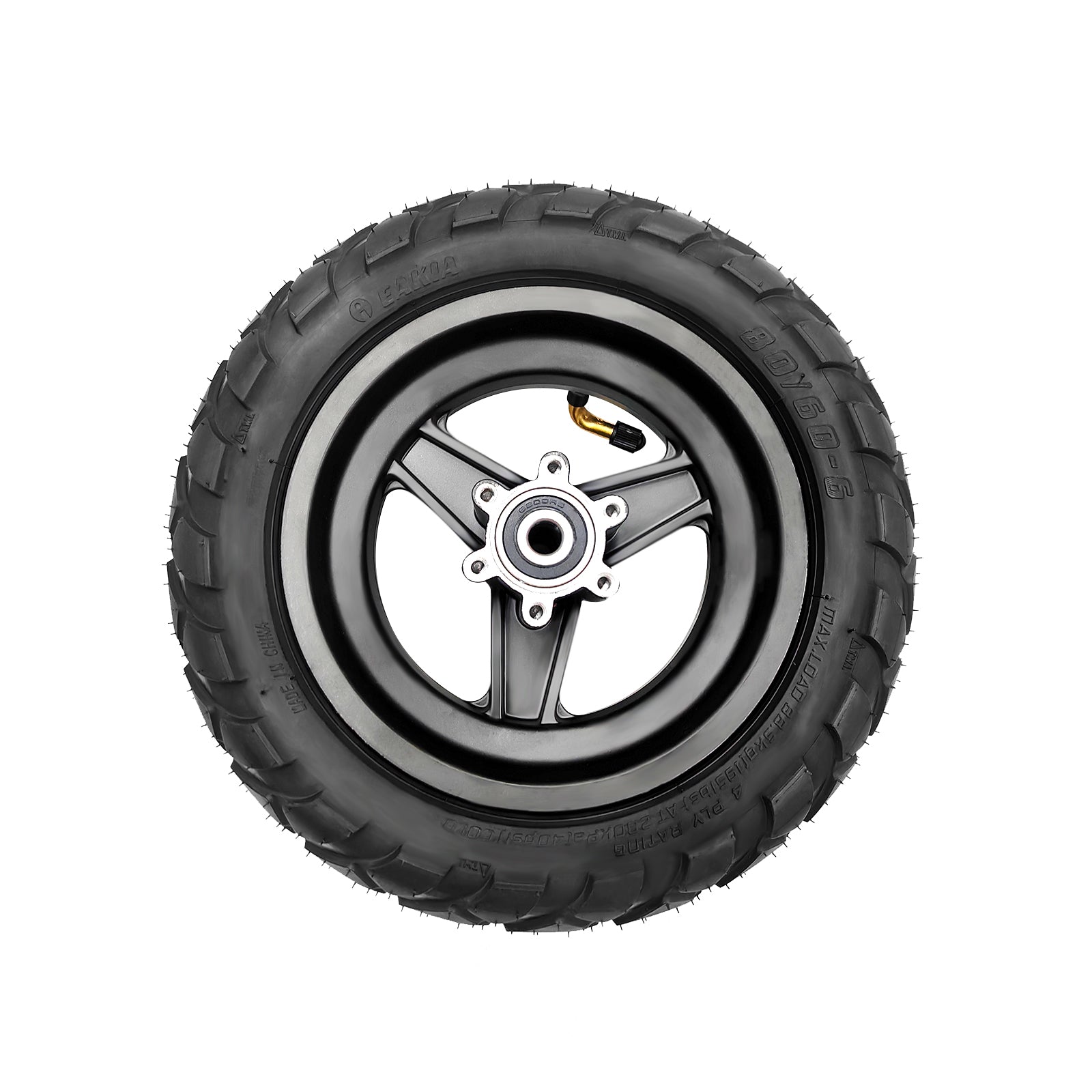 ZU06 1200W Electric Scooter Front Hub Tire / Rear Motor Tubeless Tire