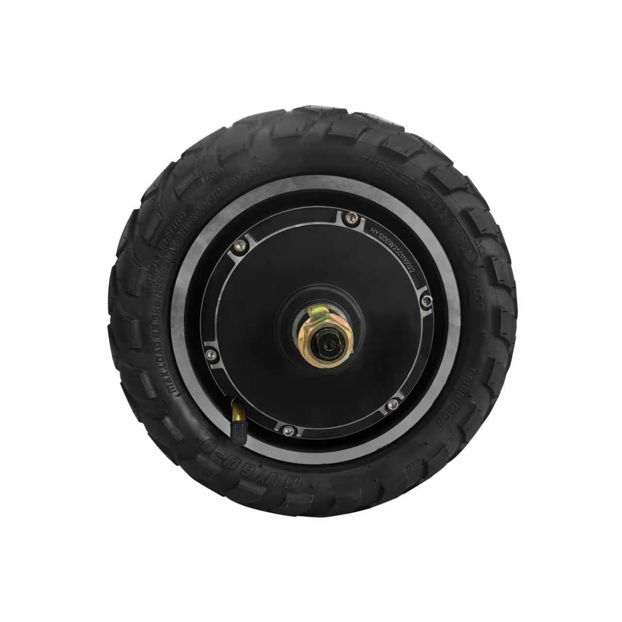 ZU06 1200W Electric Scooter Front Hub Tire / Rear Motor Tubeless Tire