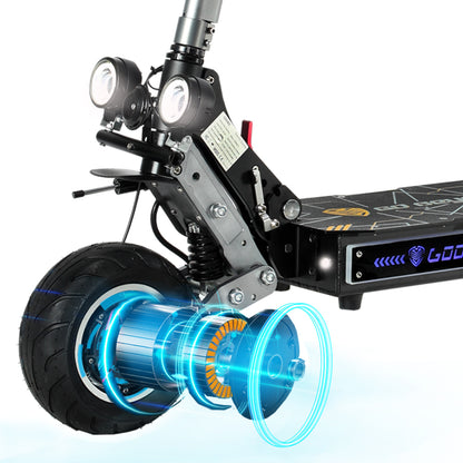 Moteur de moyeu de Scooter électrique 3000W/2800W/1200W moteur sans balais à entraînement avant/arrière avec pneus 