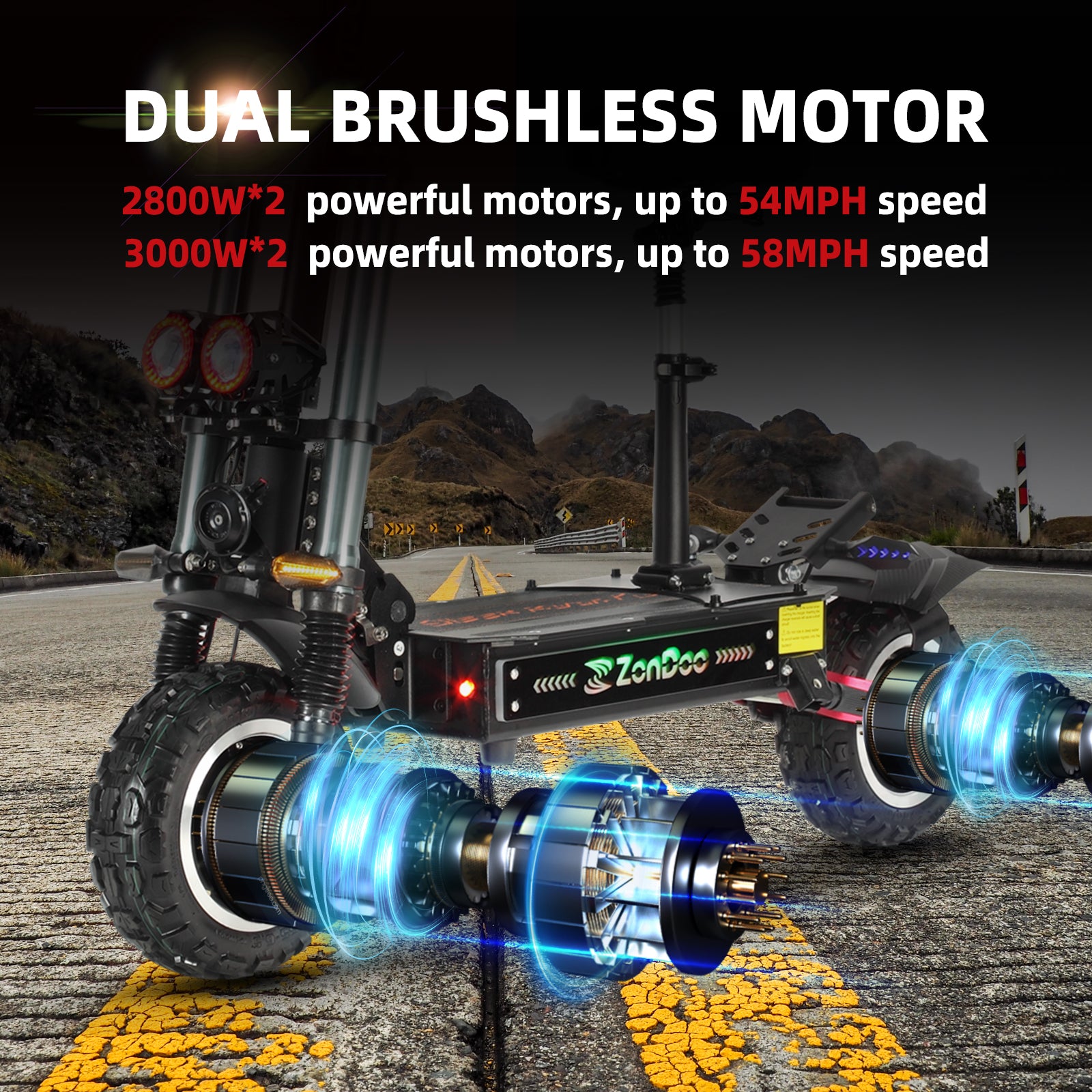 ZO03 Plus 6000W  Refurbished E-Scooter